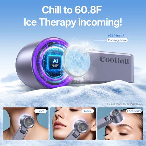 Coolhill Pro Handheld Portable fan with Turbo Cooling - Hand Held Fan Rechargeable, 1-199 Speeds, Up to 12Hrs Battery Lif...