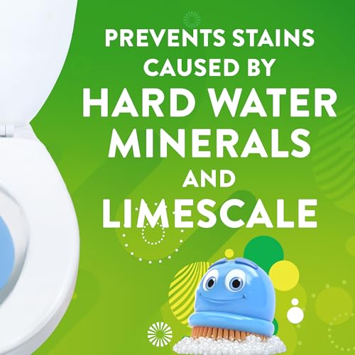 Scrubbing Bubbles Continuous Clean Toilet Drop-Ins, Automatic Blue Toilet Bowl Cleaner, Septic-Safe Tank Tablets Remove Ha...