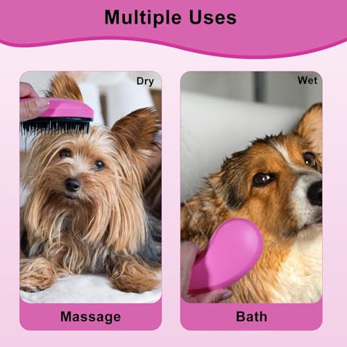 MAEELOU Puppy Brush for Small Dogs - Soft Dog Brush - Perfect Yorkie, Shih Tzu, Maltipoo & Maltese Grooming - Gentle Hair ...