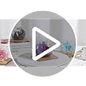 NERCHVO Preserved Rose in Glass Dome with Scented Candles, Romantic Gift for Women, Birthday for Girlfriend, Wife, Mom