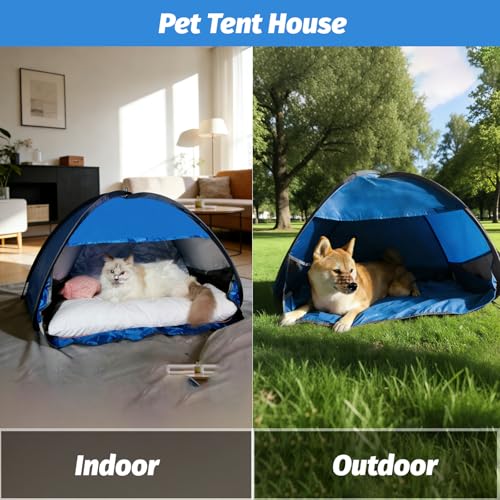 Mini Pop up Canopy, Beach Head Tent, Shade Canopy for Pet, Portable Laptop Sun Shelter for Outdoors