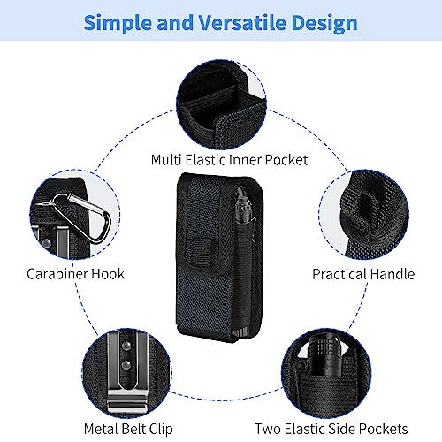 Kenobee Multitool Sheath EDC Pouch Compatible with Leatherman Wave Plus Wingman Surge Rebar, Multi-Purpose Belt Clip Tool ...