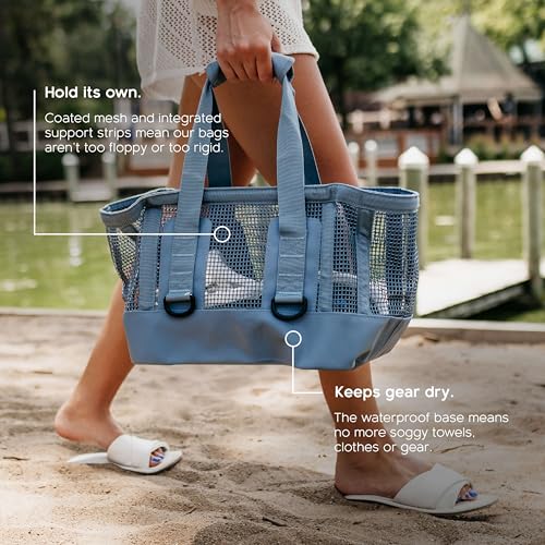 MISSION Boat Gear CASSI Heavy-Duty Outdoor Tote and Waterproof Marine-Grade Mesh Boat Bags