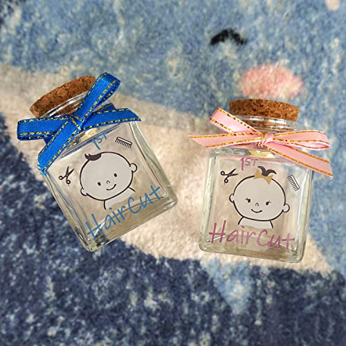 HAMUIERS First Haircut Keepsake Holder, First Curl Keepsake Box for Kids Baby Keepsake Box Baby Shower for Babies to Keep ...