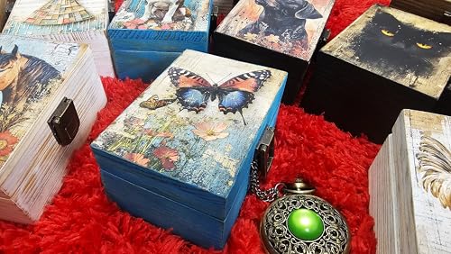 RK Collections Butterfly Trinket Box Small Jewelry Keepsake Box | Storage Box for Girls Women | Gift Idea, Animal Lover Or...