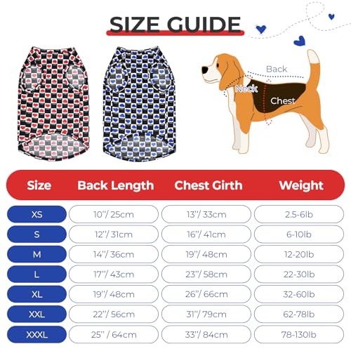 Y-blue Dog Cooling Vest, Quick Dry Dog Summer Clothes Pet Vest Puppy Shirts, Sleeveless Dogs Cooling T-Shirts for Small Me...