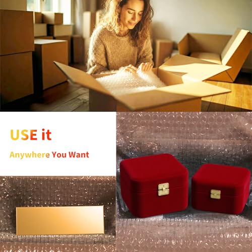 Bubble Cushioning Wrap 2 Pack 12 Inch x 72 ft Bubble Wrap for Packing，Moving Boxes and Shipping for Your Business，Perforat...