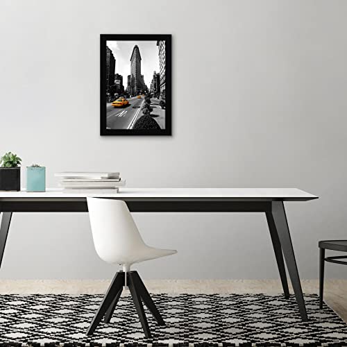 Americanflat 11x17 Picture Frame with Shatter-Resistant Glass - Signature Collection - Gallery-Style Frames Made of Engine...
