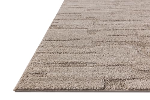 Loloi Amber Lewis Monty Collection MOT-04 Taupe/Beige 2'-7" x 4', .50" Pile Height, Area Rug