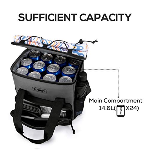 TOURIT Small Soft Cooler Bag Insulated, 24/35/46-Can Lunch Cooler Bag, Ice Chest, 14.6/24/32L Leakproof & Portable Coolers...