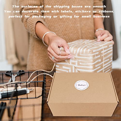 Shipping Boxes,9" x 6" x 4" Which is Anti-Impact Come with Exquisite Sealing Label.Suitable E-Commerce Packaging, Shipping...