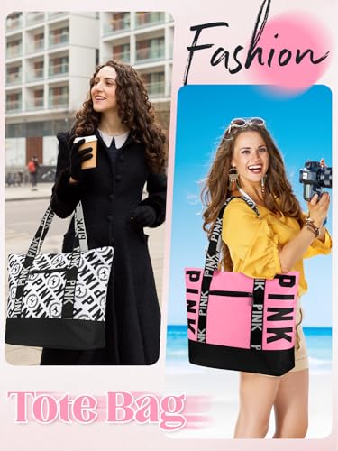 MOPERIL Travel Tote Bags for Women, Waterproof Beach Bag Spend the Night Bags for Women, Travel & Overnight Bag
