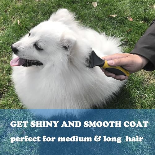 Pet Republique Matt Splitters Tool – Effective Mat Remover and De-matting Comb for Long-Haired Dogs, Cats, Rabbits – Regul...