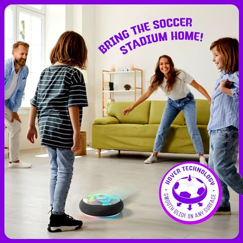 Ninja Blast Hover Soccer Light-Up Ball, Birthday Gift for Boys, Indoor Toy Games, Kids Gifts for Age 5, 6, 7, 8, 9, 10, 1...