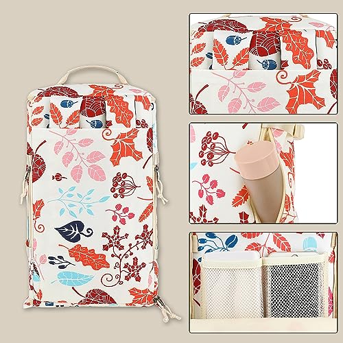 Kalesi Floral Gym Duffle Bag Backpack 4 ways for Women Waterproof with Shoes Compartment for travel Sport Hiking laptop Li...