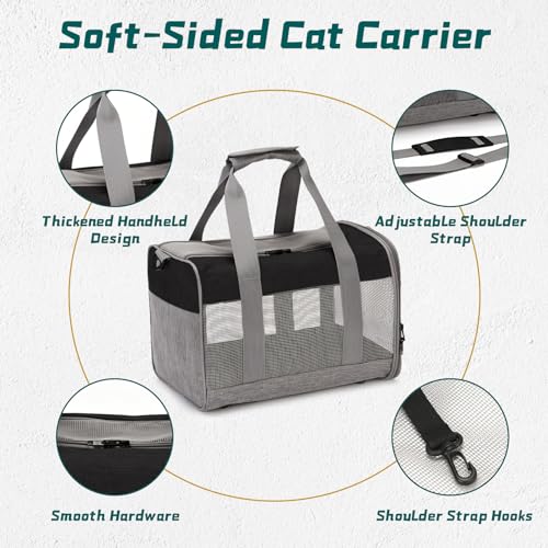 PINVNBY Bunny Carrier for Travel Camping Outdoor, Small Pet Carrier, Guinea Pig Carrier, Breathable Pet Portable Hand Bag ...