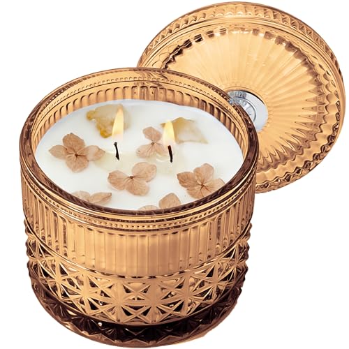 Chloefu LAN Sandalwood Candle, Patchouli Candles for Home Scented, Home Decoration, Gift for Women & Men, Candles for Bles...
