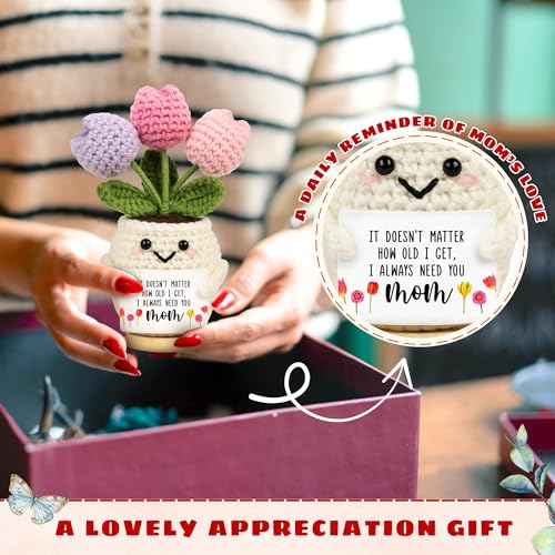 Lucagift Gifts for Mom from Daughter Son - Cute Mothers Day, Birthday Gifts for Moms, Mother, Mama - 5.51'' x 4.13'' Mothe...