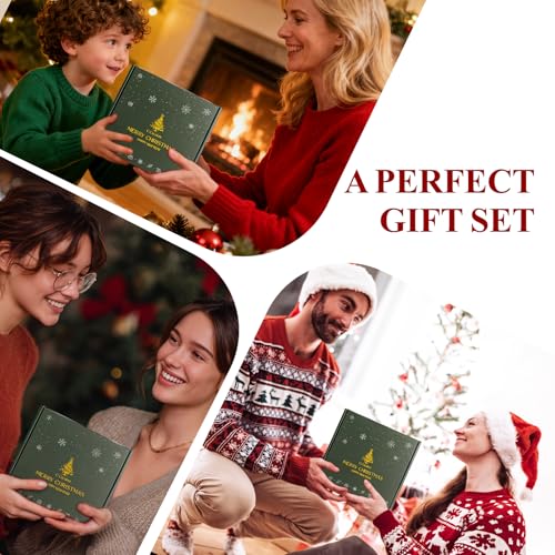 6 Pack Christmas Candles Gift Set, Scented Candles for Home, Soy Wax Luxury Decorative Candle Holiday Gift Set, Christmas ...