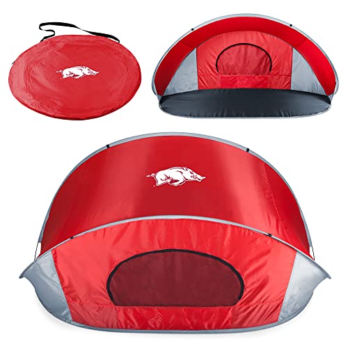 PICNIC TIME NCAA Georgia Tech Yellow Jackets Manta Portable Beach Tent, Pop Up Tent, Beach Sun Shelter Pop Up, (Gray with ...