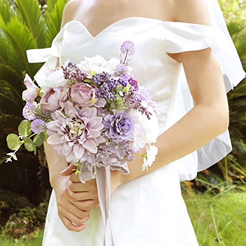 Serra Flora Artificial Flowers Combo for DIY Centerpieces Arrangements Wedding Bridal Bouquet Table Chair Candle Holder Ba...