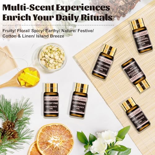 MAYJAM Fragrance Oil Gift Set, Top 20 Essential Oils Variety Pack for Diffusers for Home, Long Lasting Scented Oils for So...