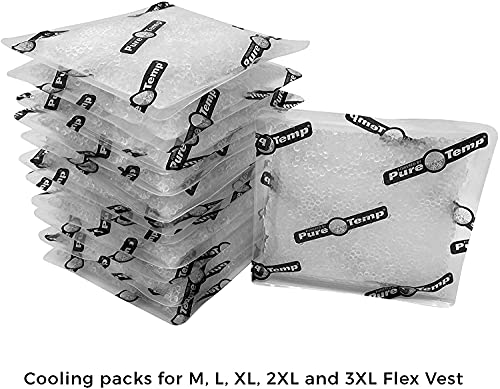 Glacier Tek Flex Cool Vest with Nontoxic Cooling Packs