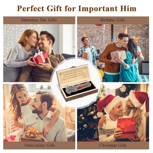 Anniversary Keepsake Gifts for Men, Personalized Birthday Wedding Anniversary Christmas Valentine's Day Gift for Him,Husba...