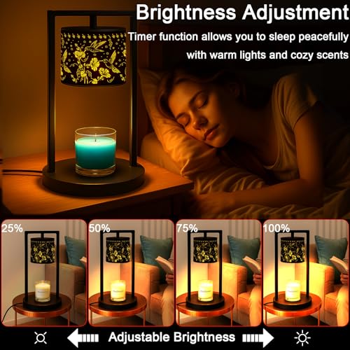 Gantok Candle Warmer Lamp with Timer Wax Melt Warmer for Scented Jar Candles Candle Lamp Warmer Gifts for Mom Christmas Gi...