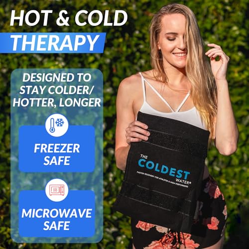 Coldest Ice Pack for Back Pain Relief - All Body Multipurpose Ice Pack for Lower Back Pain, Swelling, Bruises, Surgery, Cr...