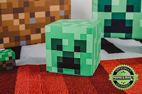 Minecraft Creeper LED Mood Light Creeper Lamp Mood Lighting Battery Powered | Collectible Mood Lamp | Green Mood Light LED...