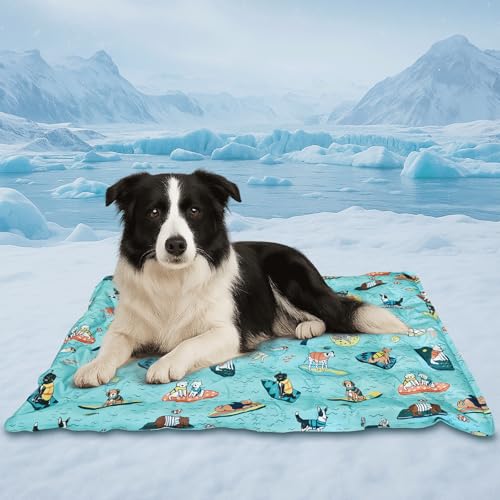 Cooling Pad for Dog,Instant Pet Cool Mat for Puppy,Comfortable Cool Pet Mat for Cat.Portable Dog Bed for Summer. Suitable ...