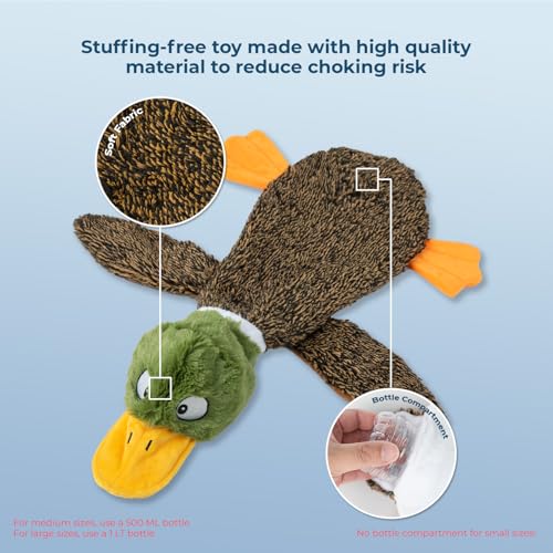 Best Pet Supplies Squeaky Dog Toys with Soft Durable Fabric for Small, Medium and Large Pets Interactive Toy for Indoor Pl...
