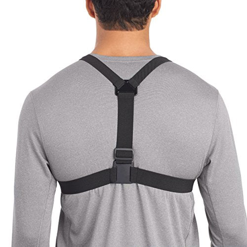 Amazon Basics Adjustable Chest Mount Harness for GoPro Camera, Compatible with GoPro Hero Series, Black