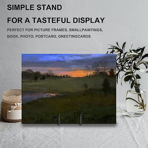 Hoewina 5 Pack 6 Inch Plate Stands for Display, Plate Holder Display Stands, Metal Frame holder stand for Book, Picture, D...