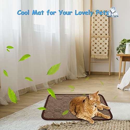 2PCS Summer Cooling Mat for Rabbit, Washable Bunny Bed, Rabbit Bed Mat, Guinea Pig Cage Liner Hamster Pad, Fleece Sleep Pa...