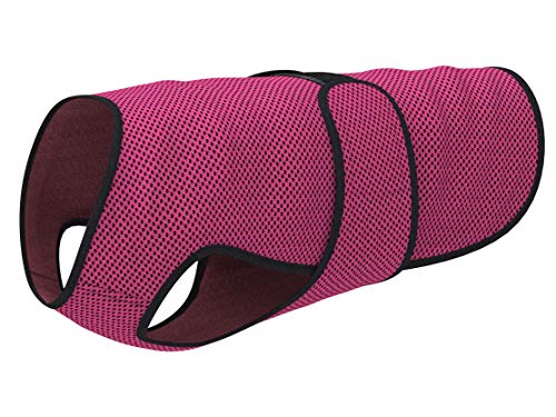 DOGZSTUFF Dog Cooling Vest – Lightweight Evaporative Shirt with UV Protection for Small, Medium, and Large Dogs – Breathab...