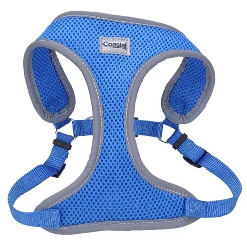 Coastal Pet Comfort Soft Reflective Wrap Adjustable Dog Harness - No-Pull Dog Harness for Small & Large Dogs - Blue Lagoon...