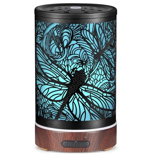 Essential Oils Diffuser,Aromatherapy Diffuser,Birthday for Women Mom Grandma,Metal Cool Mist Humidifier with 7 Colors Ligh...