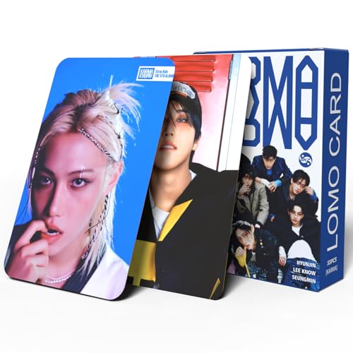 KPOPBP New Album Karma Gift Box Set, Photocards, Laptop Stickers, Keychain, Lanyards and Tape Rolls, Gift for SKZ Boys and...
