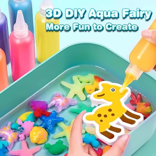 DIY Water Sprite Kit-Magic Aqua Fairy Water Gel Kit for Kids -Fun Soft Toys & Water Pets-Make Your Own Toys Grafts for Boy...