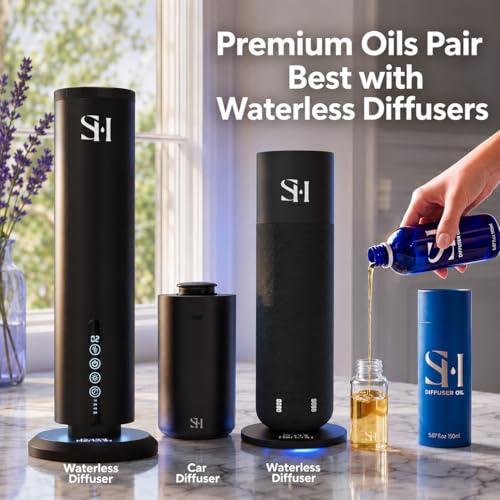 Inspired by 6-Star Hotel Monaco MC01 Hotel Scent Diffuser Oil | 5.07 Fl oz (150 ml) - Waterless Diffuser Oil Refill & High...