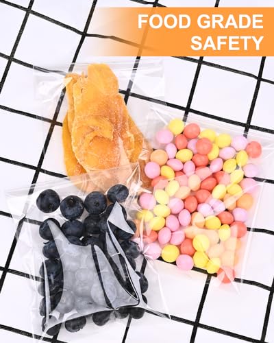 300 Pcs Self Adhesive Cookie Bags, 4x6 Inches Self Sealing Cellophane Bags, Clear Resealable Cellophane Bag for Packaging,...
