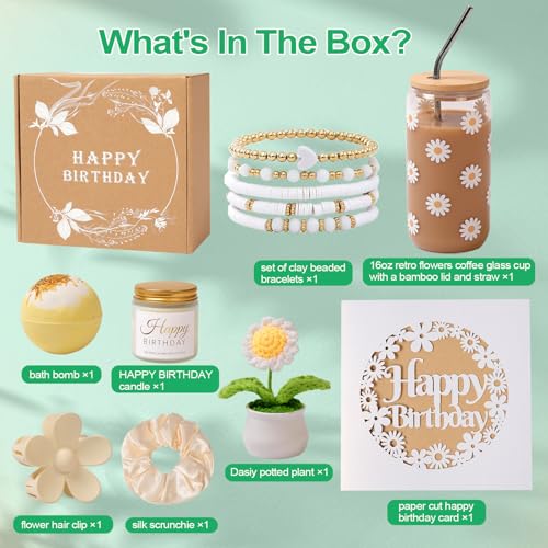 FAJAO Birthday Gifts For Women, Teen Girl, Her, Happy Birthday Gift Box For Girl, Daughter, Women, Sister,Friends, Cute Da...