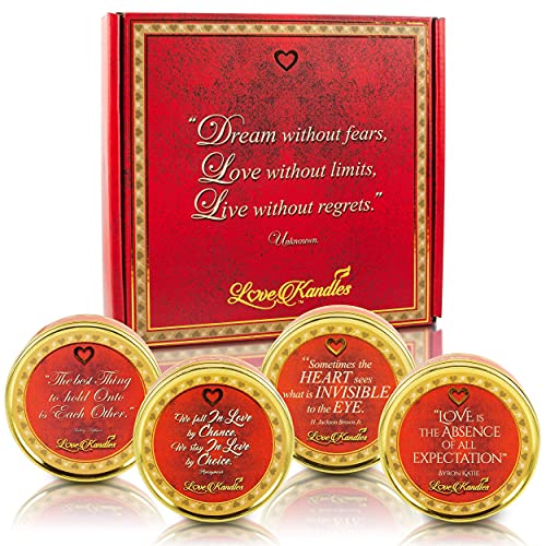 Love Kandles Aromatherapy Candle Gift Set for Women | Scented Candles for Relaxation & Home Decor | Birthday Gift Sets for...