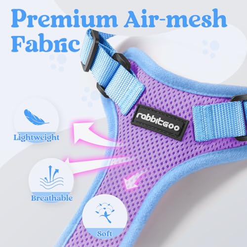 rabbitgoo Cat Harness and Leash Set, Escape Proof Soft Adjustable Vest Harnesses for Outdoor Walking, Easy Control Breatha...
