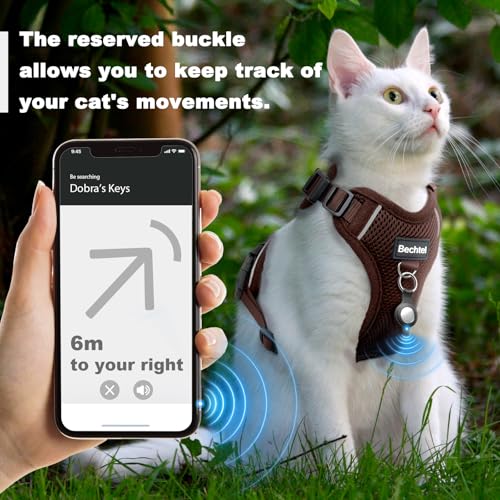 Cat Harness and Leash Set - Escape Proof Adjustable Cat Harness, Comfortable Soft Lightweight, Use Safe & Easy, Walking Tr...