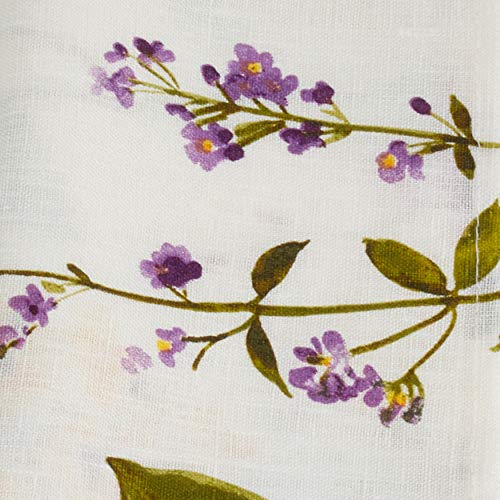 Watercolor Floral Stems Table Napkins (Set of 4)