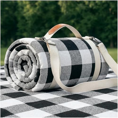 RYCHIC Waterproof Picnic Blanket Outdoor Camping Beach Mat Extra Large Foldable Car Essential Roadtrip Gadget Rv Accessori...