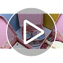 Cheardia 3 Pack Paperboard Suitcases Storage Box, Decorative Storage Boxes Gift Boxe With Lid, Stackable Cardboard Trunk f...